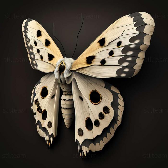 3D модель Parnassius glacialis (STL)